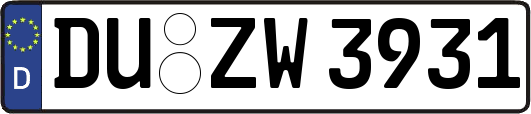 DU-ZW3931