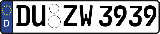 DU-ZW3939
