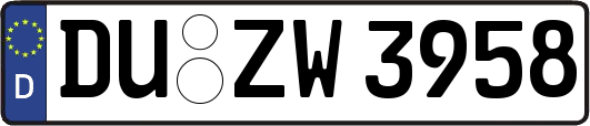 DU-ZW3958