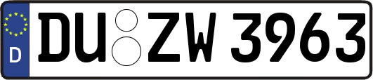 DU-ZW3963