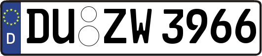 DU-ZW3966