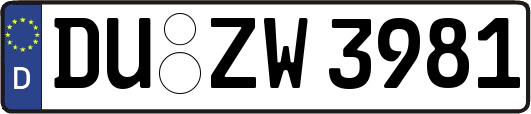 DU-ZW3981