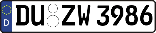 DU-ZW3986