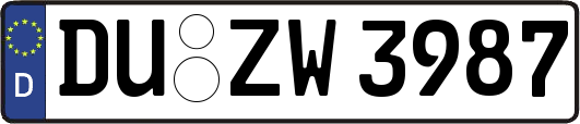 DU-ZW3987