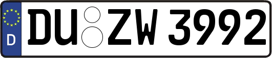 DU-ZW3992