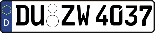 DU-ZW4037