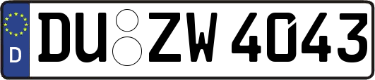 DU-ZW4043