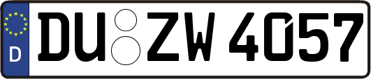 DU-ZW4057