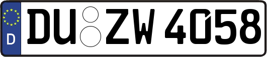 DU-ZW4058
