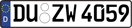 DU-ZW4059