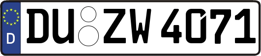 DU-ZW4071