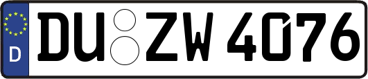 DU-ZW4076