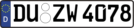 DU-ZW4078