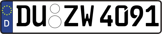 DU-ZW4091