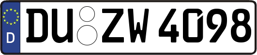 DU-ZW4098
