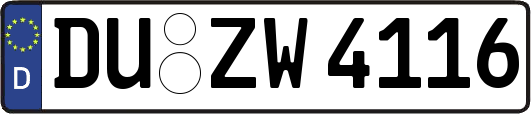 DU-ZW4116