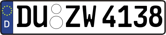 DU-ZW4138