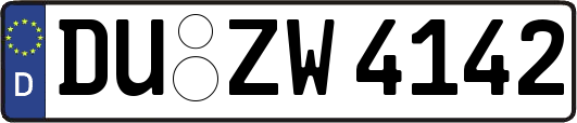 DU-ZW4142