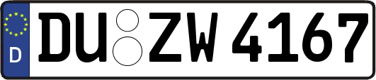 DU-ZW4167