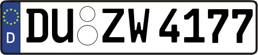 DU-ZW4177