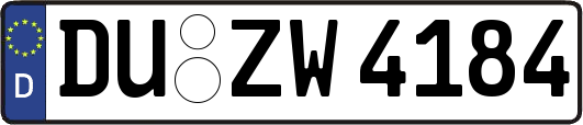 DU-ZW4184