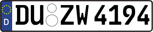 DU-ZW4194