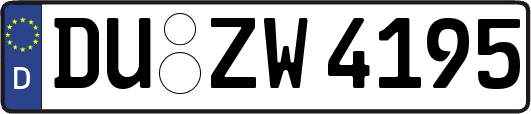 DU-ZW4195