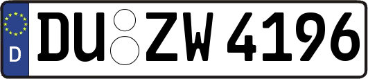 DU-ZW4196