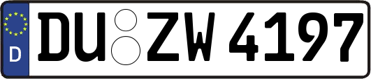 DU-ZW4197