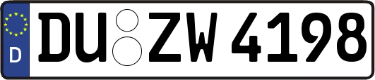 DU-ZW4198