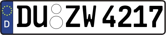DU-ZW4217