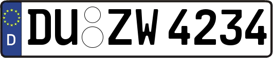 DU-ZW4234