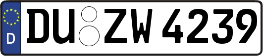 DU-ZW4239