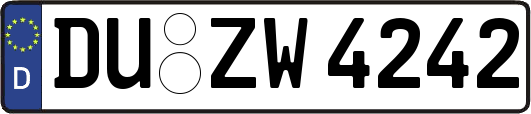 DU-ZW4242