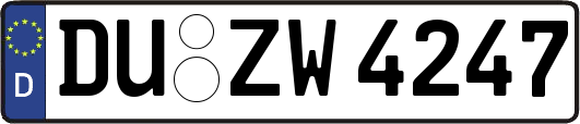 DU-ZW4247