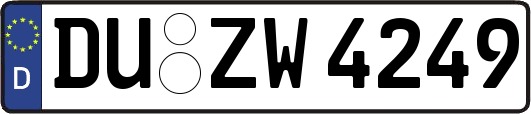 DU-ZW4249