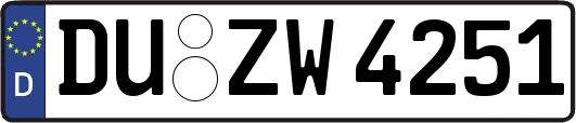 DU-ZW4251