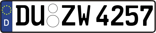 DU-ZW4257
