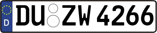 DU-ZW4266