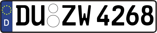 DU-ZW4268