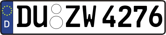 DU-ZW4276
