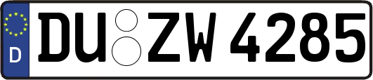 DU-ZW4285