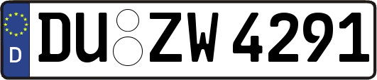 DU-ZW4291