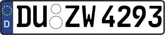 DU-ZW4293