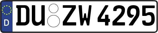 DU-ZW4295