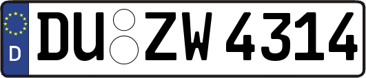 DU-ZW4314