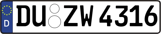 DU-ZW4316