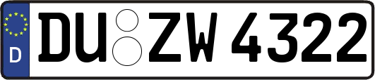 DU-ZW4322