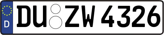 DU-ZW4326