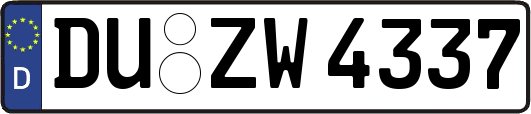 DU-ZW4337